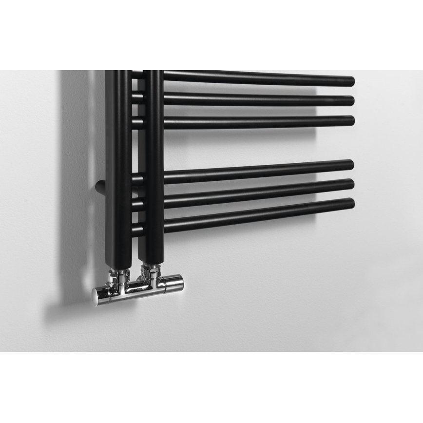 Sapho - grzejnik łazienkowy DORLION 400W/230V 50x120 cm matowa czerń