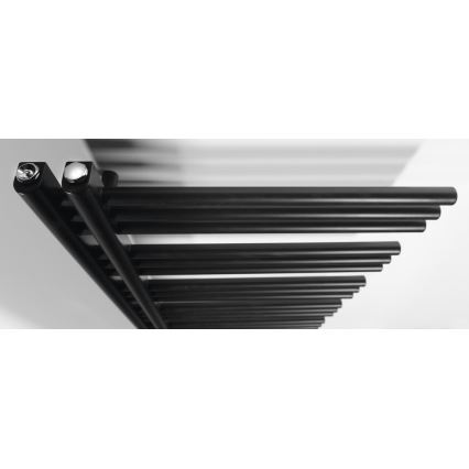 Sapho - Grzejnik łazienkowy DORLION 400W 50x120x50 cm matowa czerń