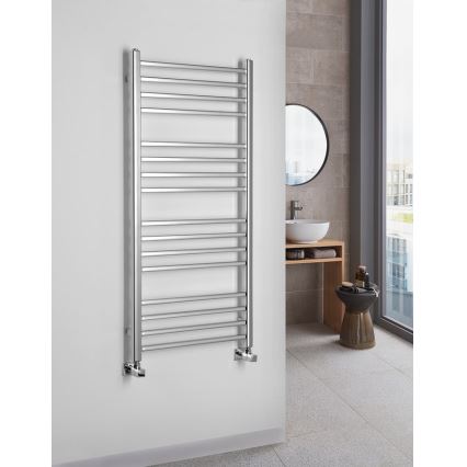Sapho - Grzejnik łazienkowy METRO 347W/230V 50x120 cm błyszczący chrom