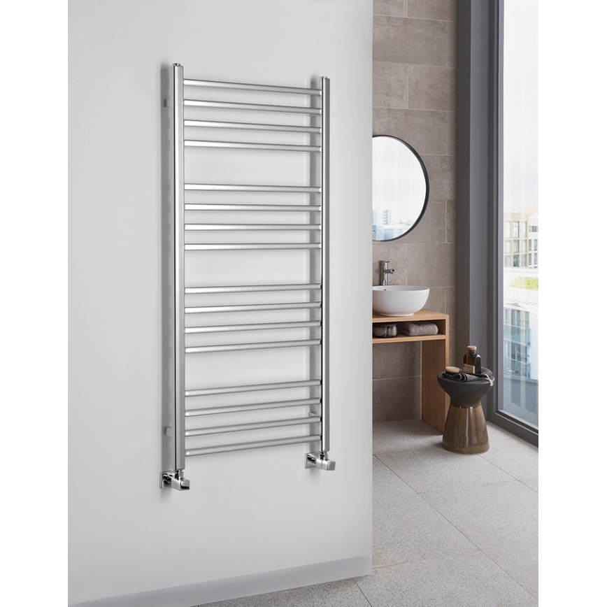 Sapho - Grzejnik łazienkowy METRO 347W/230V 50x120 cm błyszczący chrom