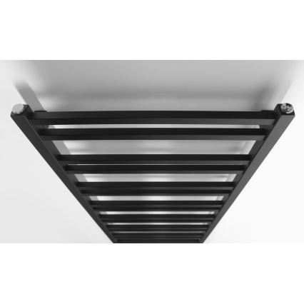 Sapho - Grzejnik łazienkowy METRO DOS 143x55 cm matowa czerń