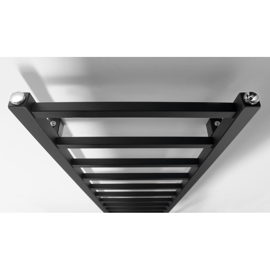 Sapho - Grzejnik łazienkowy METRO DOS 150x40 cm czarny mat