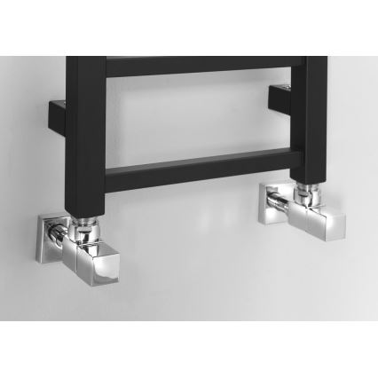 Sapho - Grzejnik łazienkowy METRO LIGHT 211 W, 30 x 114 cm, czarny mat