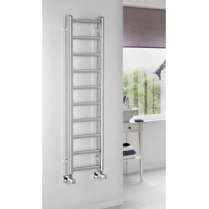 Sapho - Grzejnik łazienkowy METRO LIGHT 211W/230V 30x114 cm chrom błyszczący
