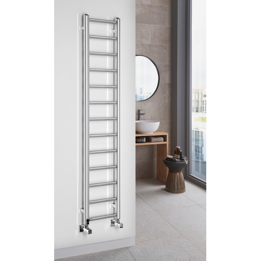 Sapho - Grzejnik łazienkowy METRO LIGHT 276W/230V 30x150 cm chrom błyszczący