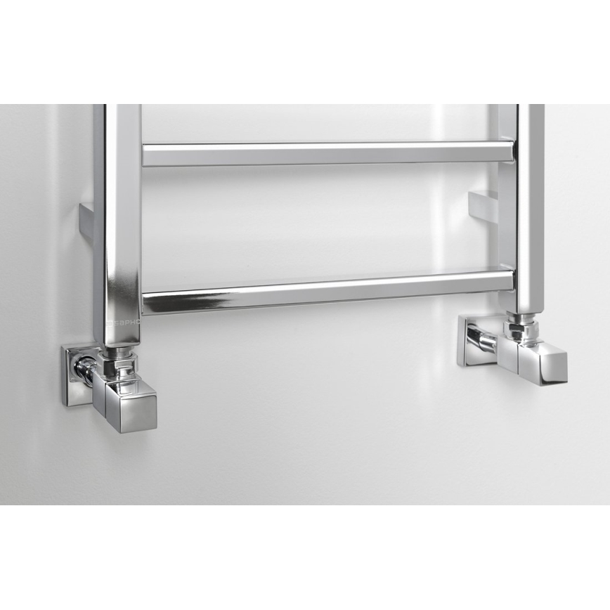 Sapho - Grzejnik łazienkowy METRO LIGHT 323W/230V 40x150 cm chrom błyszczący