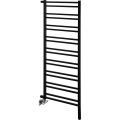 Sapho - Grzejnik łazienkowy METRO SPACE 525W 55x143 cm czarny mat