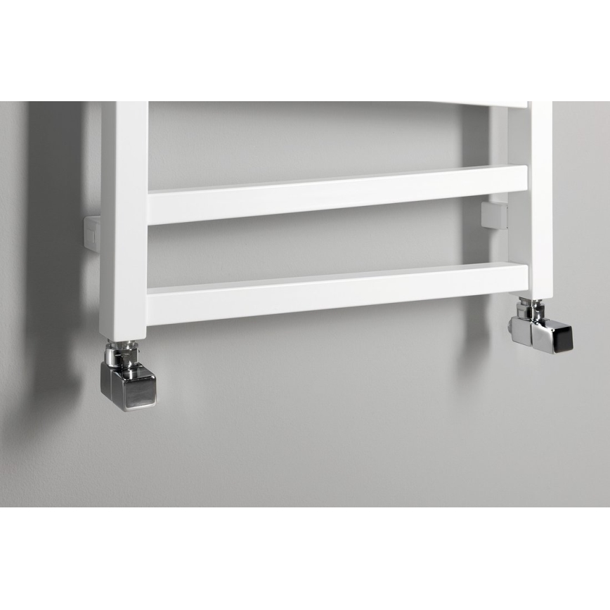 Sapho - Grzejnik łazienkowy ZIG 490W/230V 50x133 cm biały