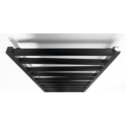 Sapho - Grzejnik łazienkowy ZIG 601 W/230 V 60x133 cm czarny