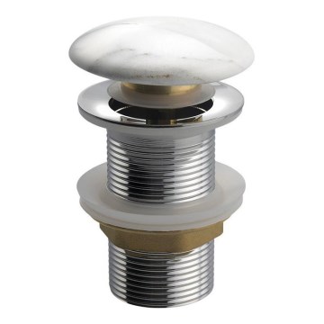 Sapho - Korek umywalkowy Click-Clack DALMA śr. 6,7 cm Carrara