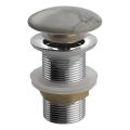 Sapho - Korek umywalkowy Click-Clack DALMA, średnica 6,7 cm, szary