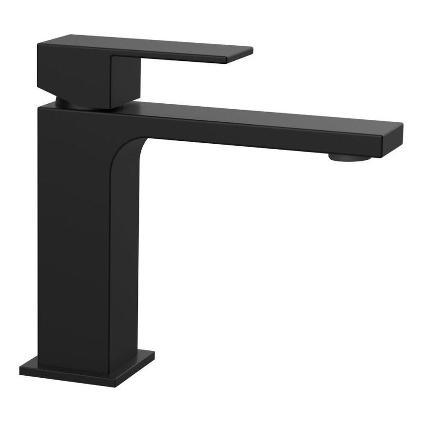 Sapho - Kran do umywalki CUBEMIX 15,3 cm matowy czarny
