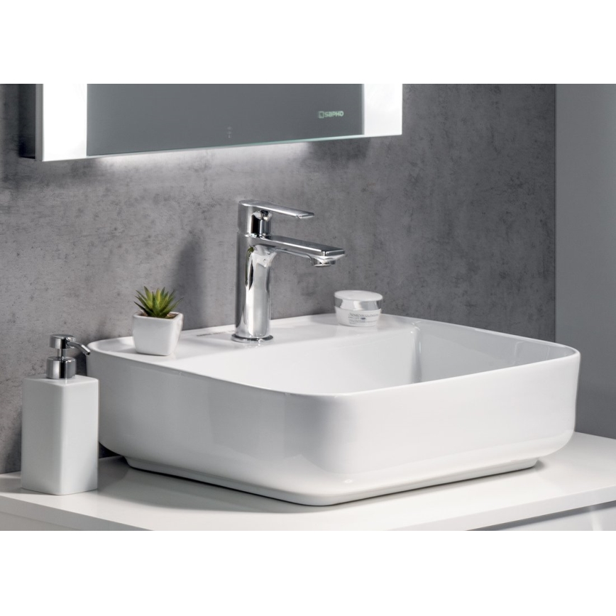Sapho - Kran do umywalki PAX 16,5 cm chrom błyszczący