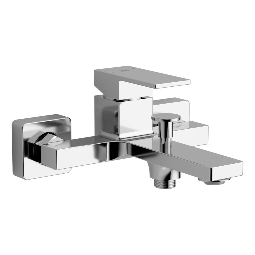 Sapho - Kran do wanny CUBEMIX chrom błyszczący
