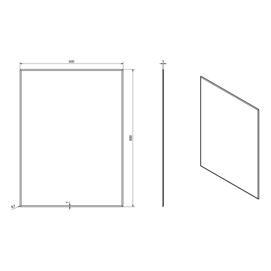 Sapho - Lustro ACCORD 60x80 cm