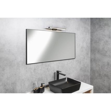 Sapho - Lustro w ramie AROWANA 50x80 czarny mat