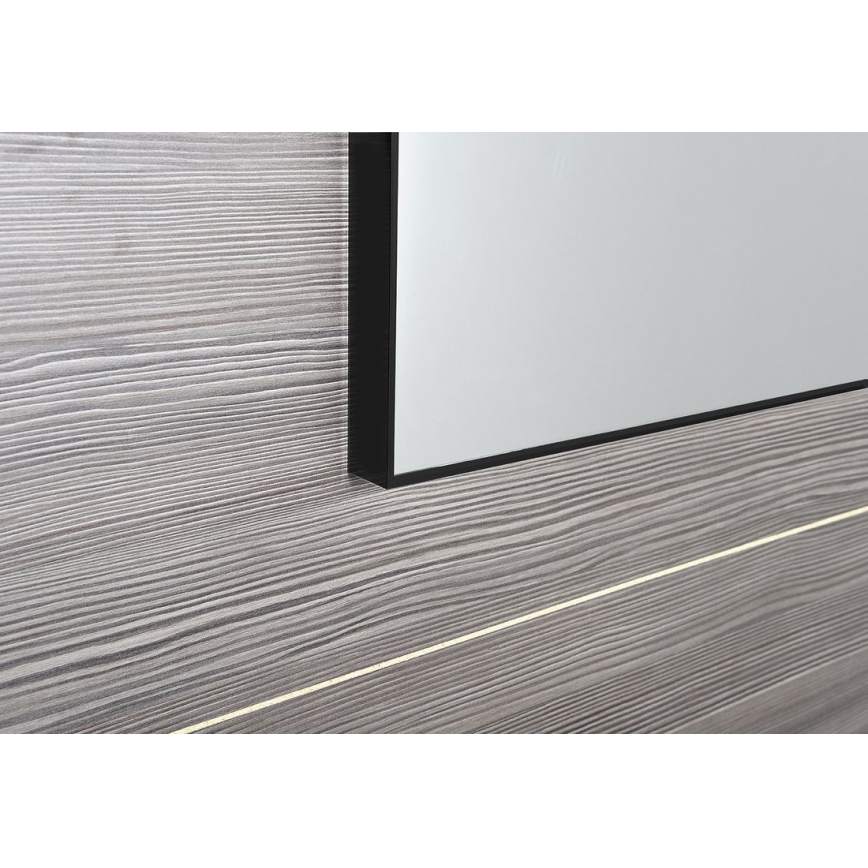 Sapho - Lustro w ramie AROWANA 50x80 czarny mat