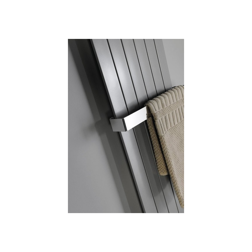 Sapho - Naścienny wieszak na ręczniki COLONNA 8x34 cm polerowana stal nierdzewna