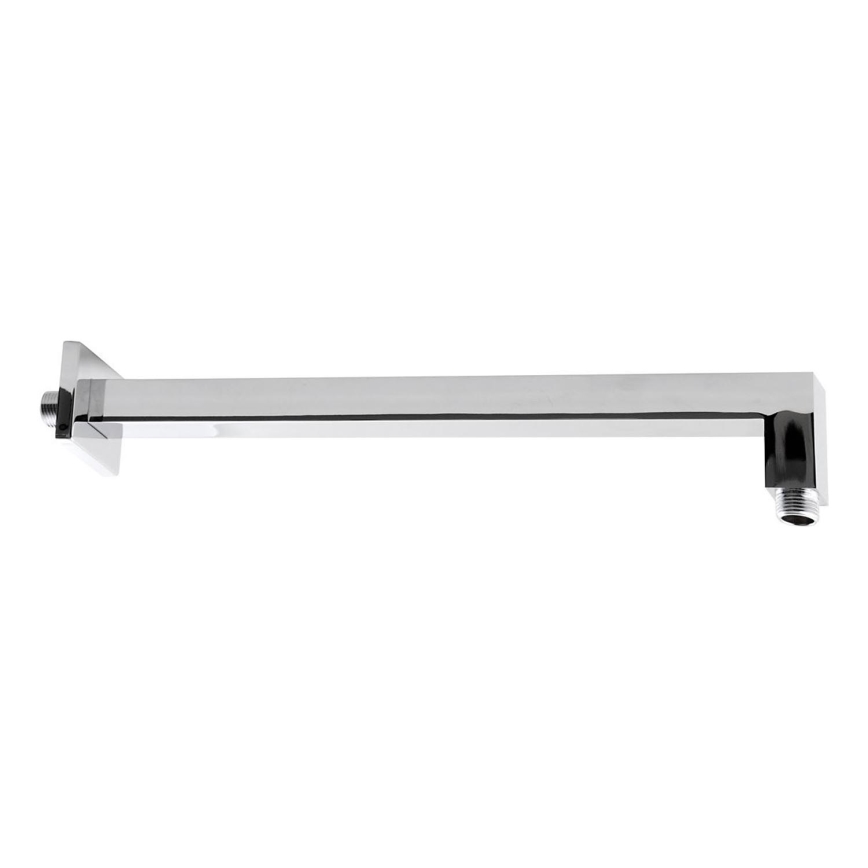 Sapho - Ramię prysznicowe kanciasty 40 cm chrom błyszczący