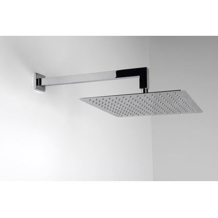 Sapho - Ramię prysznicowe kanciasty 40 cm chrom błyszczący