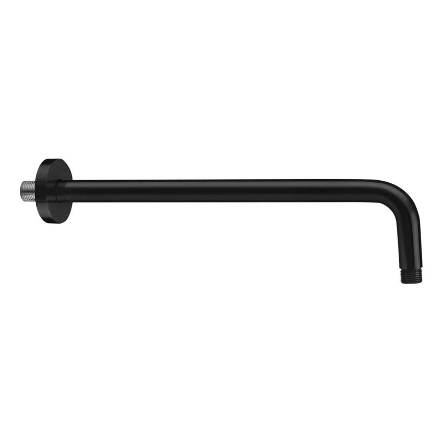 Sapho - Ramię prysznicowe okrągły 40 cm matowy czarny