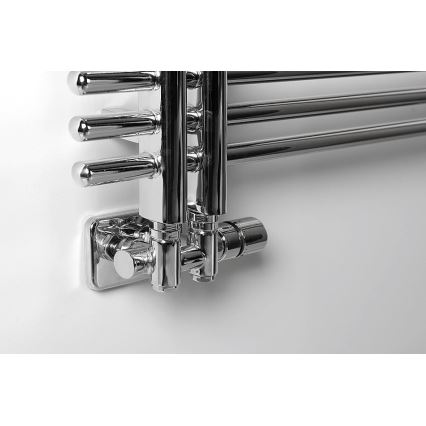 Sapho - Zestaw termostatyczny do podłączenia środkowego TWIN COMBI prawy/błyszczący chrom