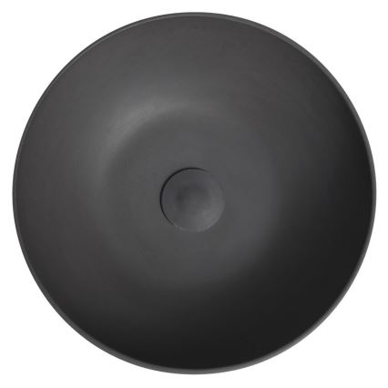 Sapho - Umywalka nablatowa FORMIGO Ø 39 cm beton/antracyt
