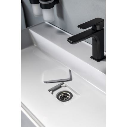 Sapho - Umywalka nablatowa GODIVA 68x44 cm marmur/biała