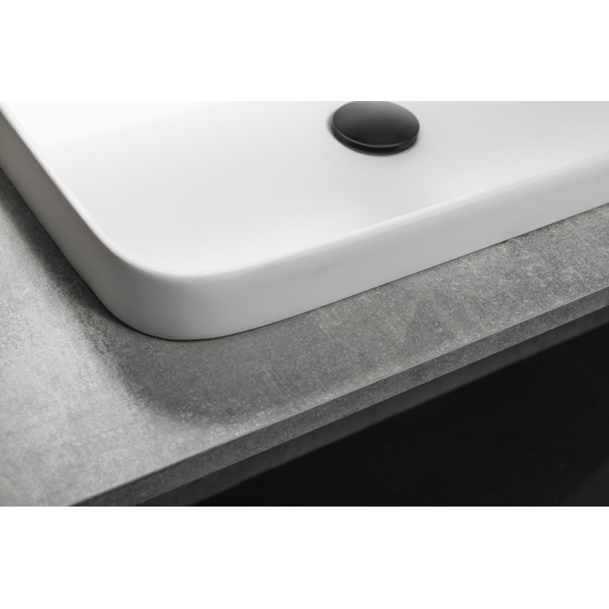 Sapho - Umywalka wpuszczana 55x39 cm ceramika/biała