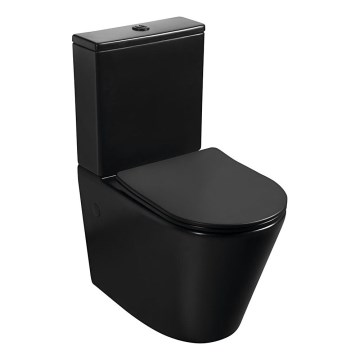 Sapho - WC kompakt PACO ceramika/czarny