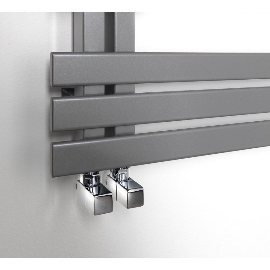 Sapho - Zestaw przyłączeniowy do zaworów kątowych CUBE, 2 szt., chrom błyszczący