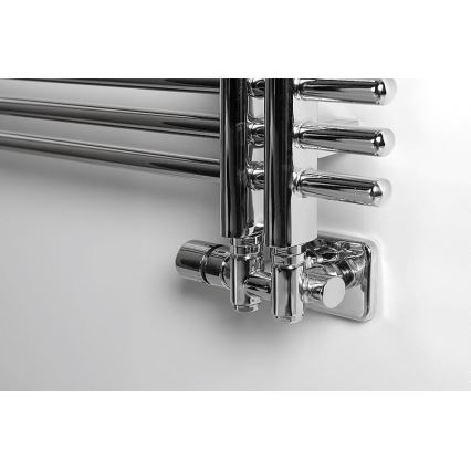 Sapho - Termostatyczny zestaw przyłączeniowy do przyłącza środkowego TWIN COMBI lewy/błyszczący chrom