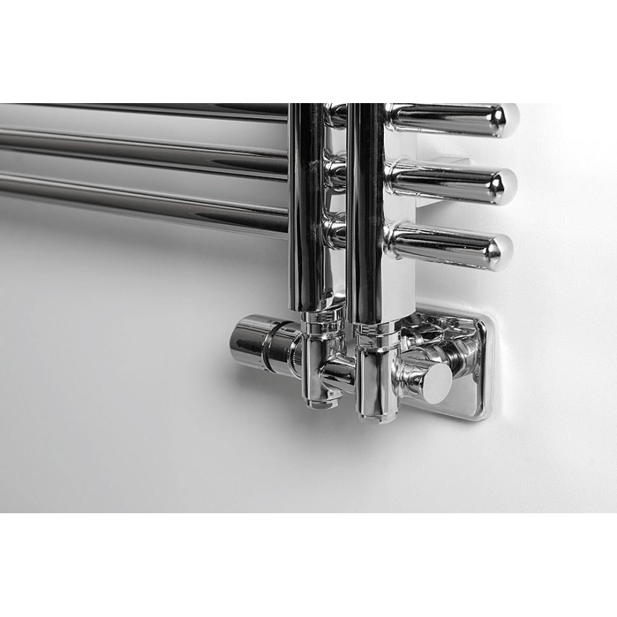 Sapho - Termostatyczny zestaw przyłączeniowy do przyłącza środkowego TWIN COMBI lewy/błyszczący chrom