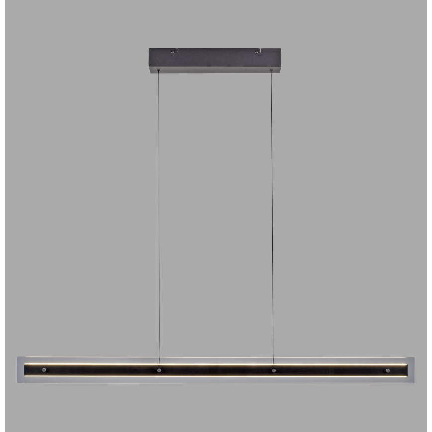 Schöner Wohnen 11316-18 - ściemnialna lampa wisząca na lince LENA LED/32W/230V czarna