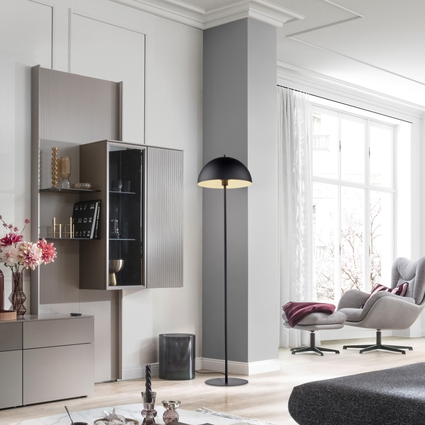 Schöner Wohnen 11727-18 - Lampa stojąca ALI 1xE27/25W/230V czarna