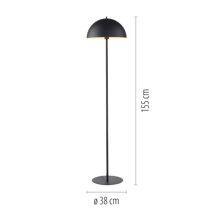 Schöner Wohnen 11727-18 - Lampa stojąca ALI 1xE27/25W/230V czarna
