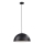 Schöner Wohnen 11728-18 - Lampa wisząca ALI na przewodzie 1xE27/25W/230V, średnica 38 cm, czarna