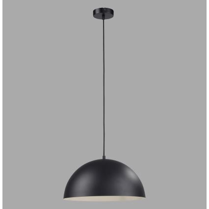 Schöner Wohnen 11728-18 - Lampa wisząca ALI na przewodzie 1xE27/25W/230V, średnica 38 cm, czarna