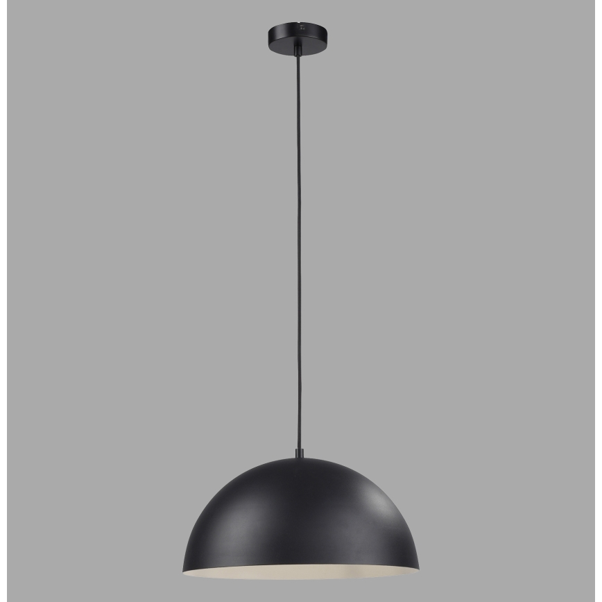 Schöner Wohnen 11728-18 - Lampa wisząca ALI na przewodzie 1xE27/25W/230V, średnica 38 cm, czarna