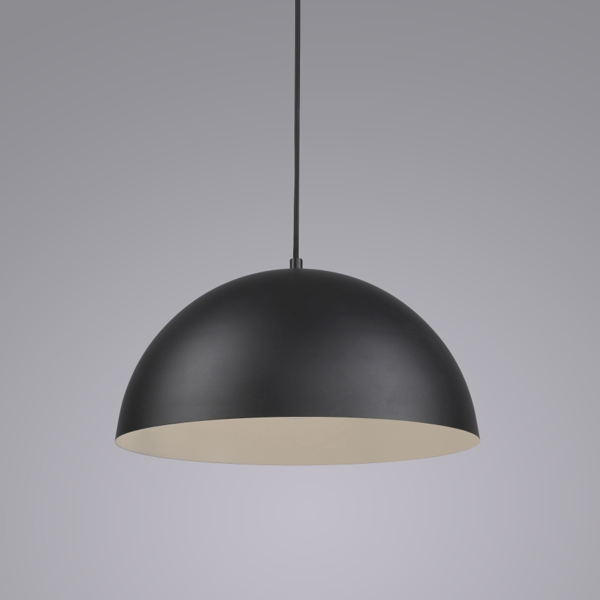 Schöner Wohnen 11728-18 - Lampa wisząca ALI na przewodzie 1xE27/25W/230V, średnica 38 cm, czarna