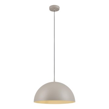 Schöner Wohnen 11728-39 - Lampa wisząca na przewodzie ALI 1xE27/25W/230V śr. 38 cm szara