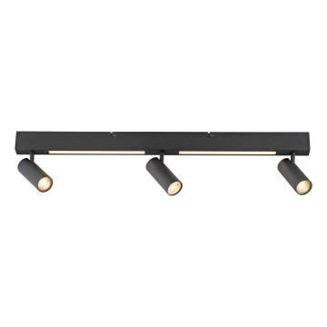 Schöner Wohnen 11794-18 - LED oprawa punktowa DANTE 3xGU10/10W/230V + LED/14,4W czarna