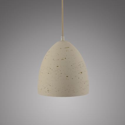 Schöner Wohnen 12540-42 - Lampa wisząca na przewodzie TRAVENTA 1xE27/40W/230V, śr. 21 cm, beton