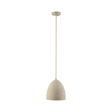Schöner Wohnen 12540-42 - Lampa wisząca na przewodzie TRAVENTA 1xE27/40W/230V, śr. 21 cm, beton