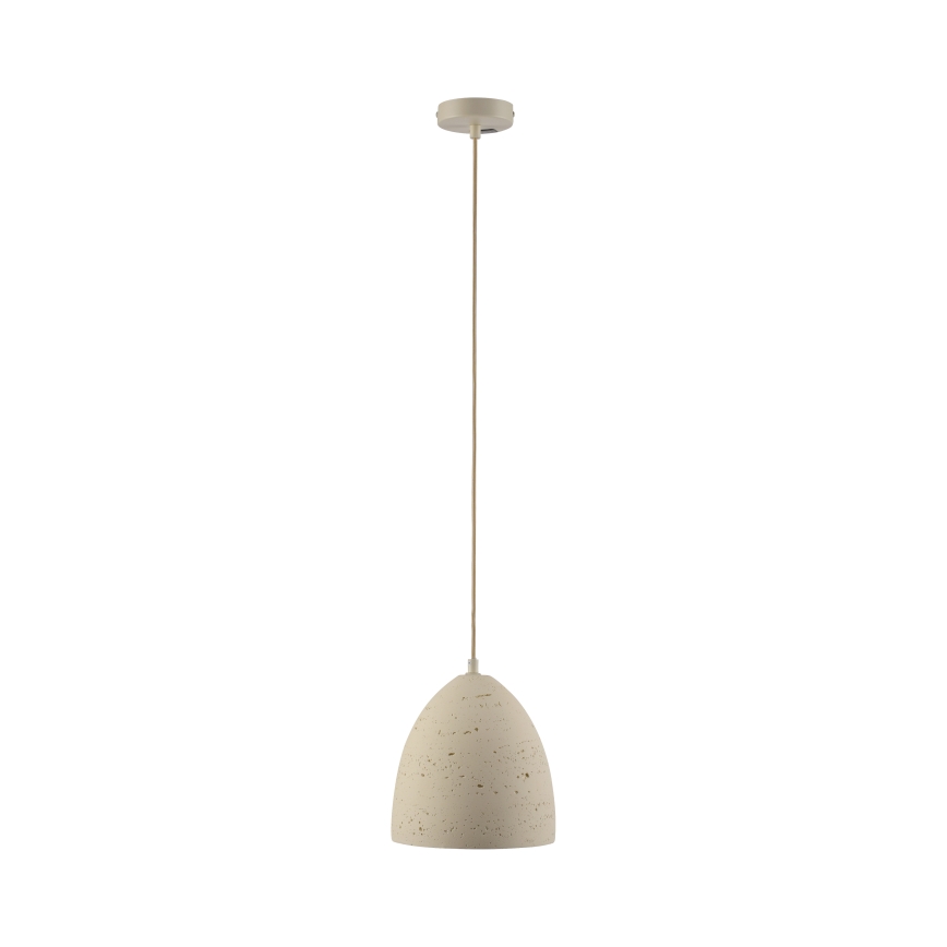 Schöner Wohnen 12540-42 - Lampa wisząca na przewodzie TRAVENTA 1xE27/40W/230V, śr. 21 cm, beton