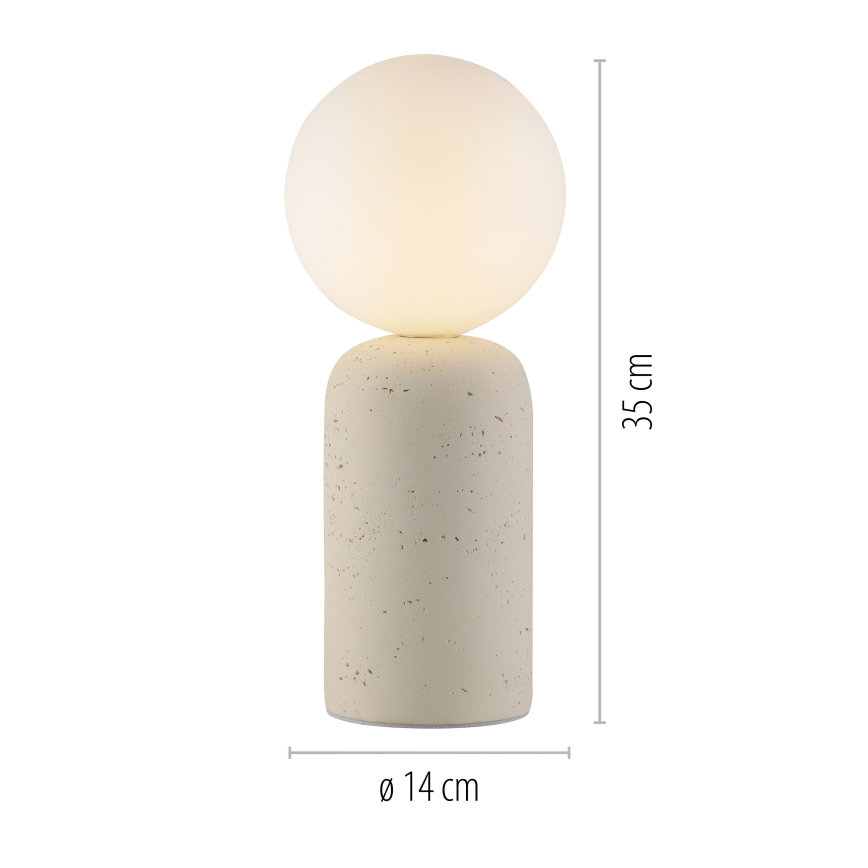 Schöner Wohnen 12543-42 - Lampa stołowa TRAVENTA 1xG9/10W/230V beton