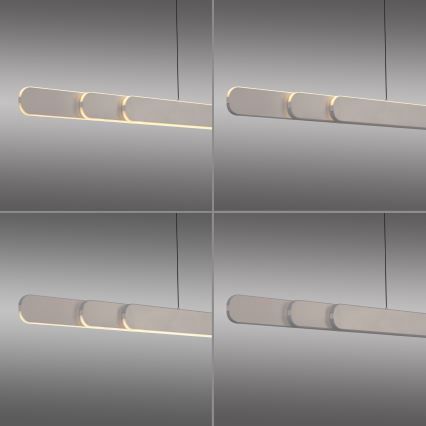 Schöner Wohnen 12577-39 - LED ściemnialny żyrandol na linkach ADRIANA ROUND 2xLED/24W/230V 2700/3000/3500/4000/5000K szary