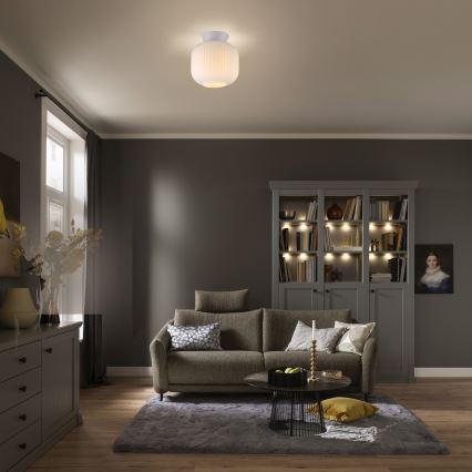 Schöner Wohnen 13574-16 - Lampa sufitowa NAMI 1x E27, 25 W, 230 V, Ø 20 cm, biała