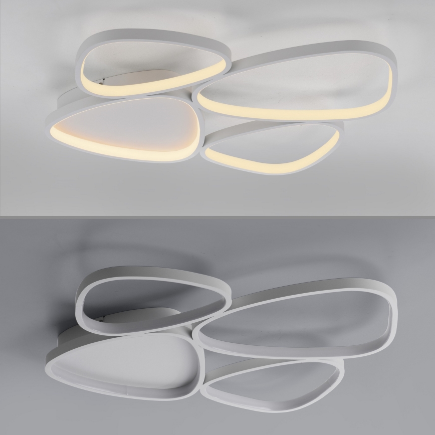 Schöner Wohnen 14038-16 - LED ściemnialna oprawa sufitowa PEBBLES LED/35,5W/230V biała