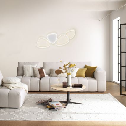 Schöner Wohnen 14039-16 - Ściemnialna oprawa sufitowa LED PEBBLES LED/35,5W/230V biała